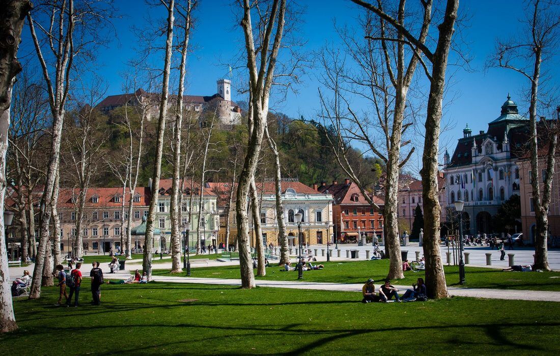 Ljubljana - capital city of Slovenia